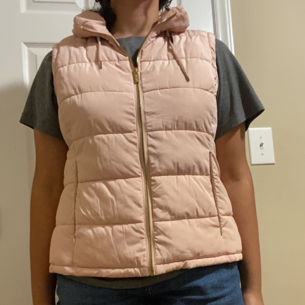 Calvin Klein pink jacket vest, size XL